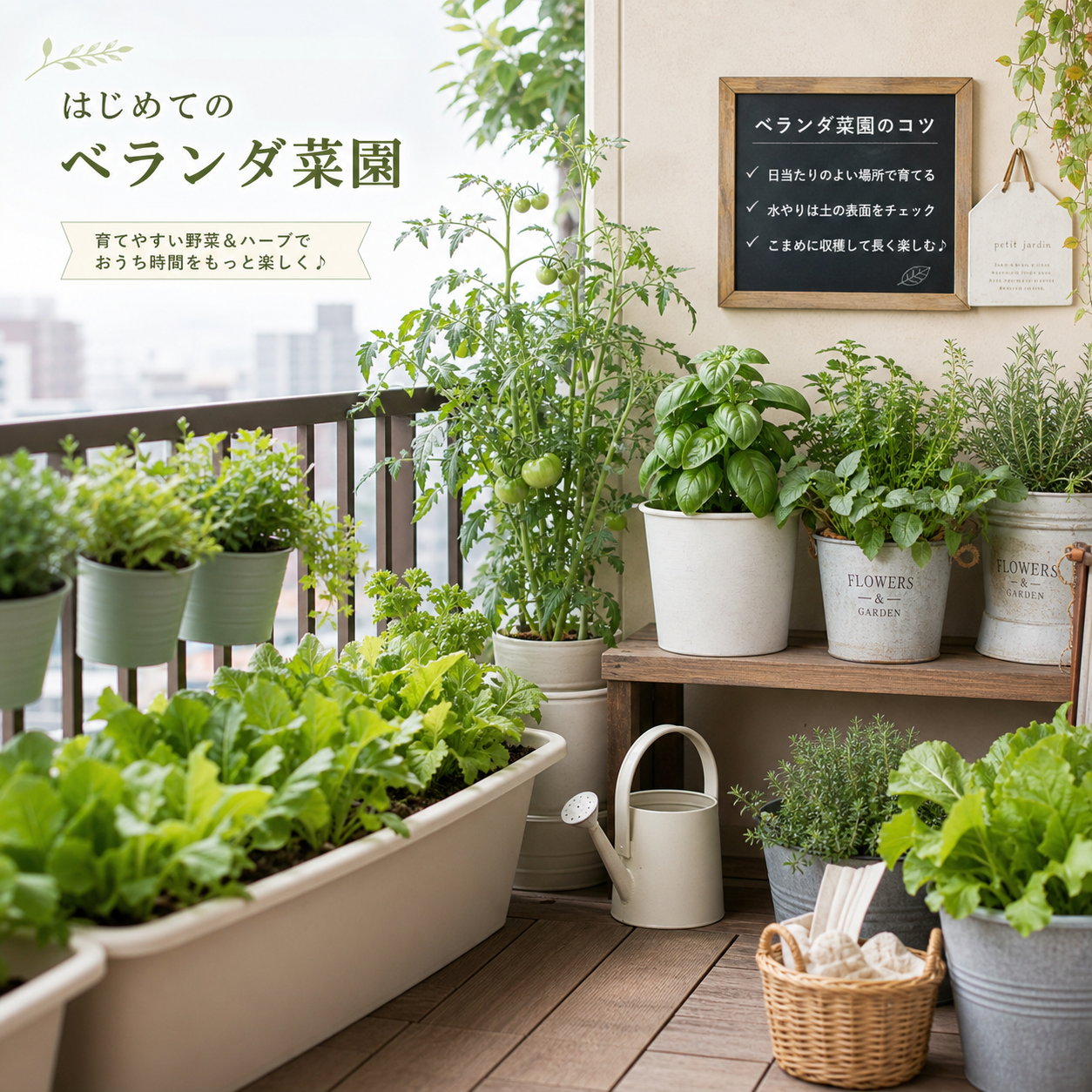 ベランダ菜園の虫対策